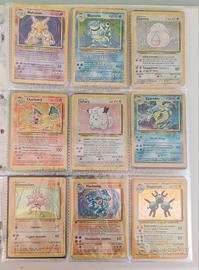 Set base completo 102/102 italiano pokemon card