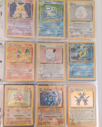 Set base completo 102/102 italiano pokemon card