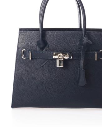 Borsa capiente blu spaziosa