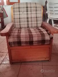 Poltrona stile baita