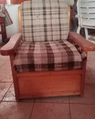 Poltrona stile baita