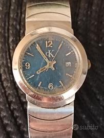 orologio da polso analogico con cassa rotonda  