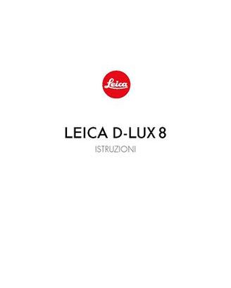 LIBRETTO Leica D-Lux Type 109/2-3-4-5-6-7-8
