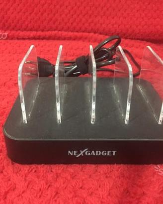 Stazione di ricarica USB per 4 cellulari