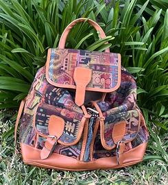 Zaino vintage in pelle