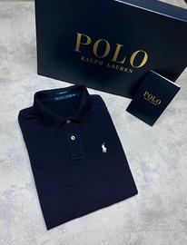 Polo T-Shirt Polo Ralph Lauren Blu Navy/Bianco (S)