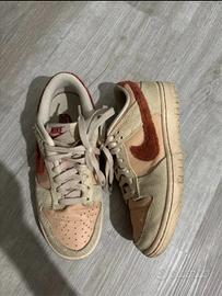 Nike Dunk Low Beige Rosso