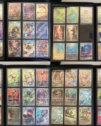 Lotto di 230+ carte Pokémon AR,SR,SAR e altro