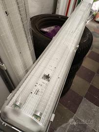 Plafoniere Disano neon 120 cm 2x36w stagne