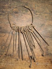 grimaldelli antichi 1800 chiavi scheletro fabbro