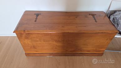 Cassapanca legno massello
