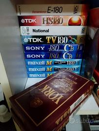 11 videocassette VHS per registrazione