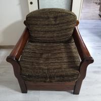 poltrona in legno massello