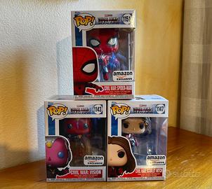 Funko pop Marvel Civil War Bundle Amazon