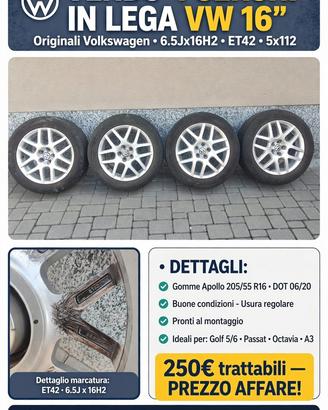 Cerchi in lega originali VW