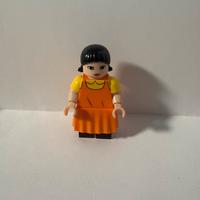 Squid Game bambola gigante compatibile Lego figure