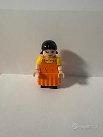 Squid Game bambola gigante compatibile Lego figure