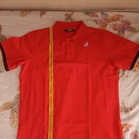 polo kway rossa per ragazzo 16 anni