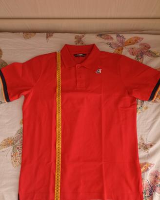 polo kway rossa per ragazzo 16 anni