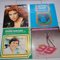 Lotto 4 Vinili LP Musica Italiana vintage Anni 80