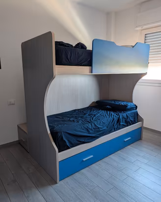 Letto a castello Ricci Casa con cassetti
