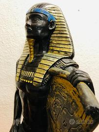 Faraone Egitto 1950 realizz.a mano in Gesso