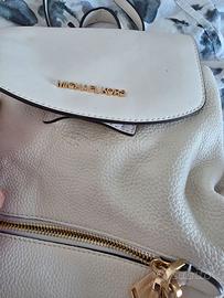 Zainetto michael kors white