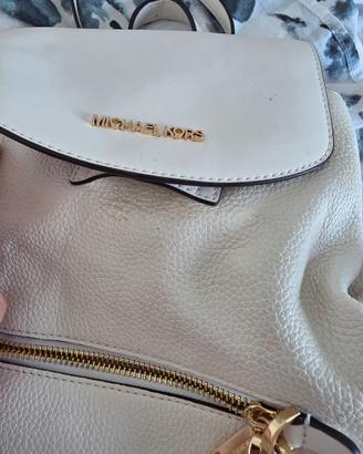 Zainetto michael kors white