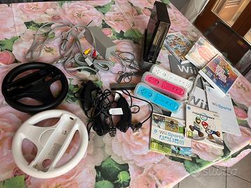 Nintendo Wii con accessori e giochi