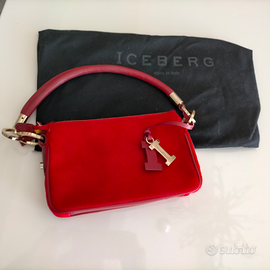 Borsetta marca Iceberg in pelle effetto cavallino