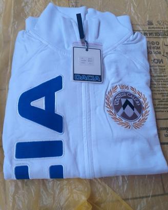 NUOVA felpa Udinese Calcio Dacia, bianca,  XL