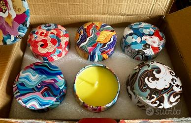 Confezione 12 candele profumate