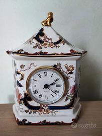 Mason's Mandalay Blue orologio da camino