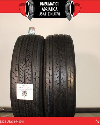 2 Gomme 215 70 R 15C Bridgestone al 80% SPED GRATI