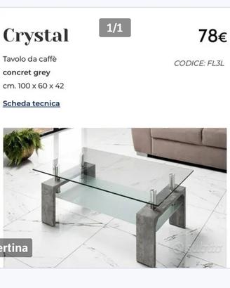 tavolino per soggiorno 