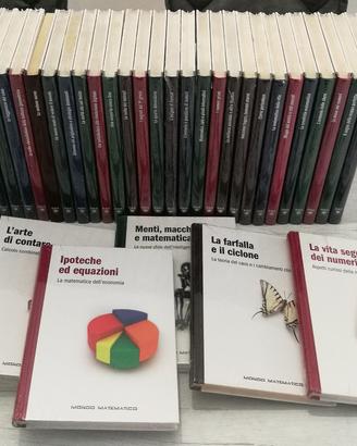 MONDO MATEMATICO collana 35 volumi