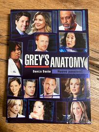 Dvd cofanetto Grey’s Anatomy stagione 6 dischi 6