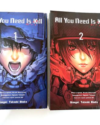 Manga ALL YOU NEED IS KILL Serie Completa Vol 1-2