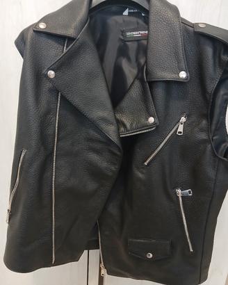 Gilet in pelle uomo taglia 46