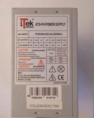 Alimentatore iTek 500W