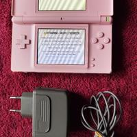 Nintendo DS Lite Rosa Testato Funzionante Caricato