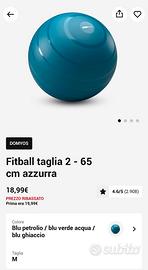 Palla yoga, gym o pre parto. Fitball taglia 2