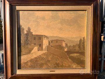 Tela pittore Alviero Tatini