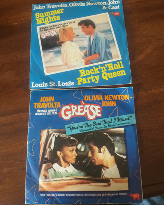 Dischi 45 giri colonna sonora Grease