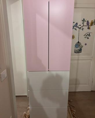 Armadio con cassettiera per cameretta bambini