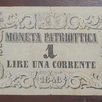 RISORGIMENTO ITALIANO 1 LIRA 1848