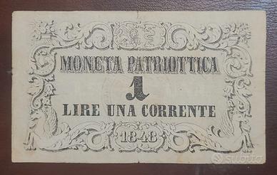 RISORGIMENTO ITALIANO 1 LIRA 1848