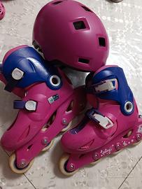 pattini con caschetto