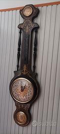 orologio da parete vintage, barometro, termometro 