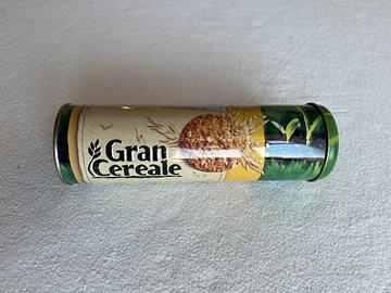 Scatola metallo latta gran cereale mulino Bianco